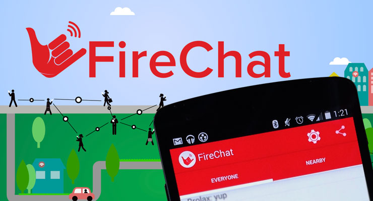 FireChat: An app that allows texting without internet or mobile services